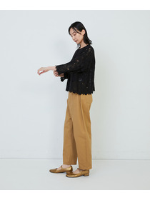 【ADIEU TRISTESSE】ケミカルレースブラウス 詳細画像 オフホワイト 2