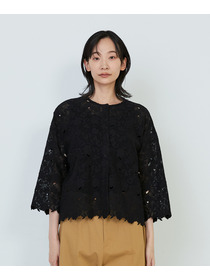 【ADIEU TRISTESSE】ケミカルレースブラウス 詳細画像 オフホワイト 4