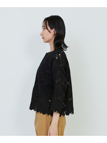 【ADIEU TRISTESSE】ケミカルレースブラウス 詳細画像 オフホワイト 5