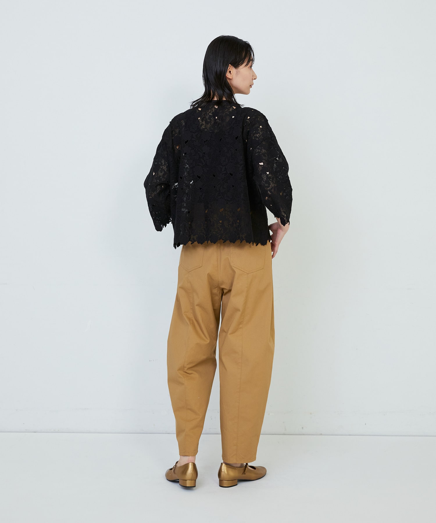 【ADIEU TRISTESSE】ケミカルレースブラウス 詳細画像 オフホワイト 3