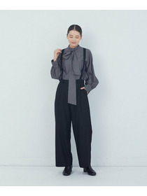 【ADIEU TRISTESSE】ボウタイブラウス 詳細画像 ブラウン 1