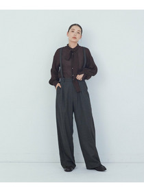 【ADIEU TRISTESSE】ボウタイブラウス 詳細画像 ブラウン 12