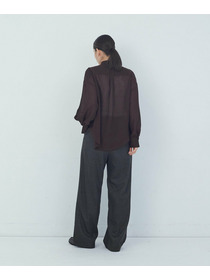 【ADIEU TRISTESSE】ボウタイブラウス 詳細画像 ブラウン 15