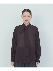 【ADIEU TRISTESSE】ボウタイブラウス 詳細画像 ブラウン 16