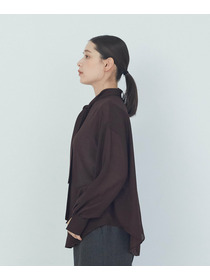 【ADIEU TRISTESSE】ボウタイブラウス 詳細画像 ブラウン 17