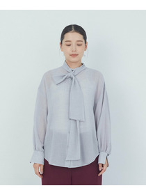 【ADIEU TRISTESSE】ボウタイブラウス 詳細画像 ブラウン 26