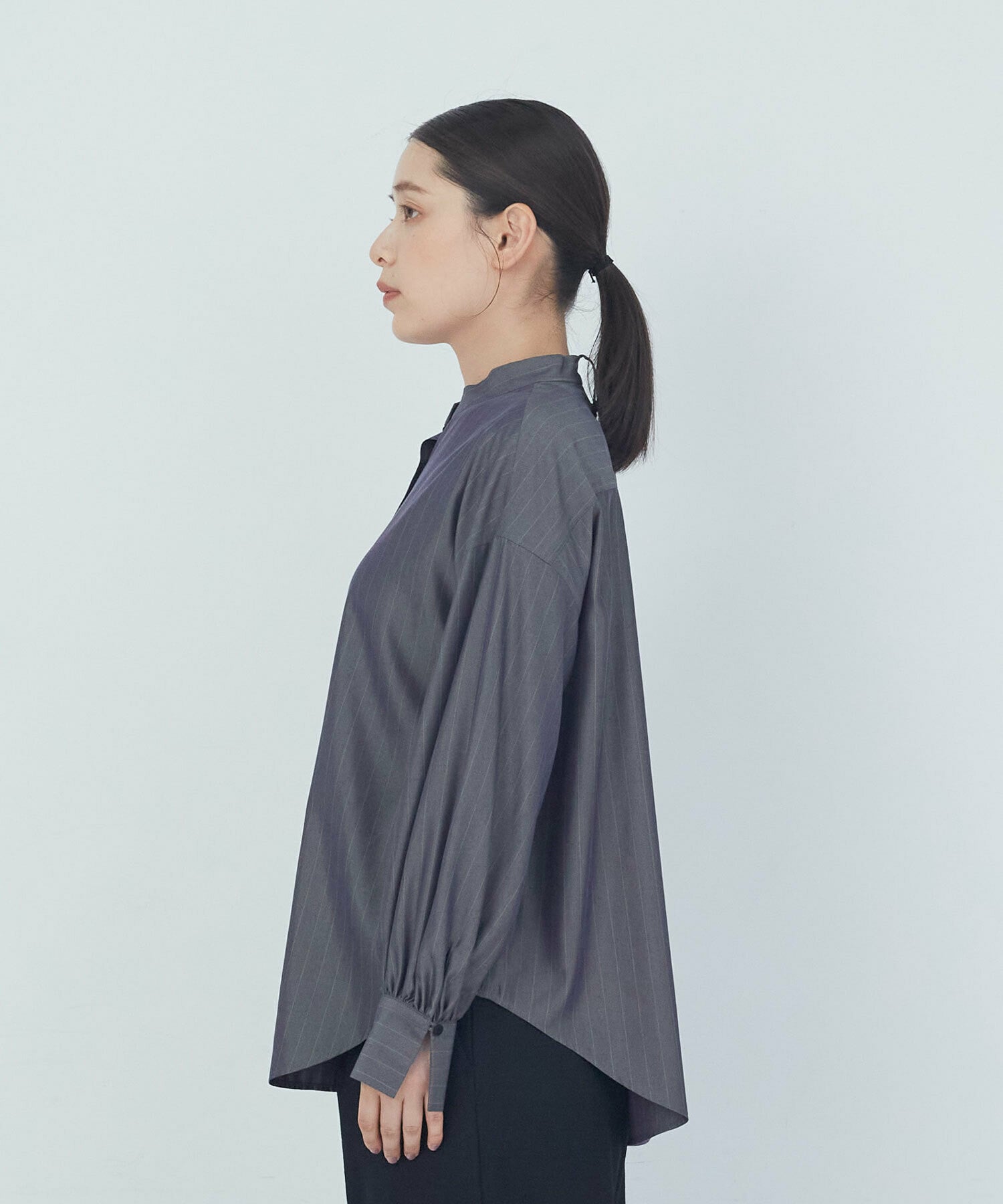 【ADIEU TRISTESSE】ボウタイブラウス 詳細画像 ブラウン 10