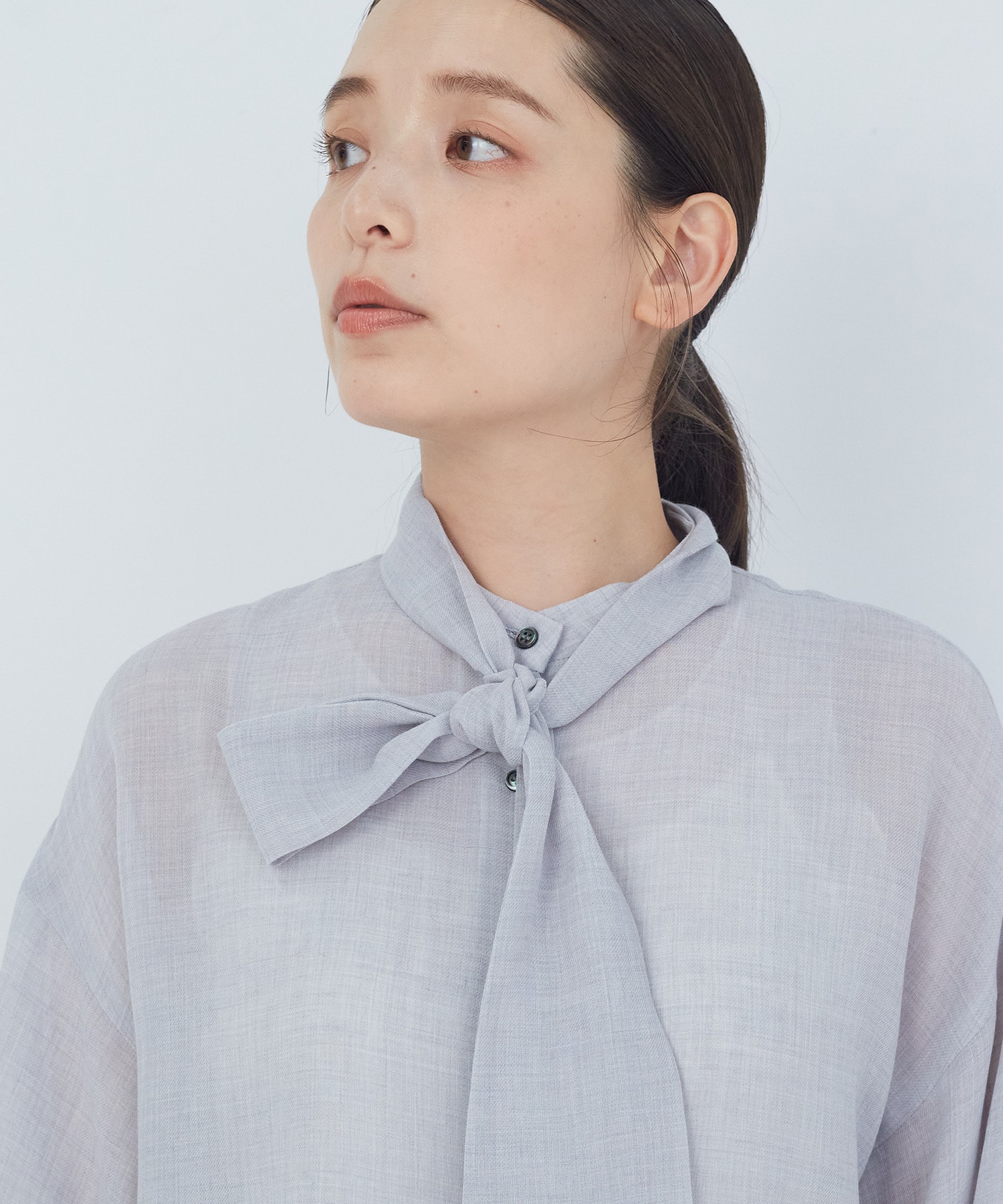 【ADIEU TRISTESSE】ボウタイブラウス 詳細画像 ブラウン 29