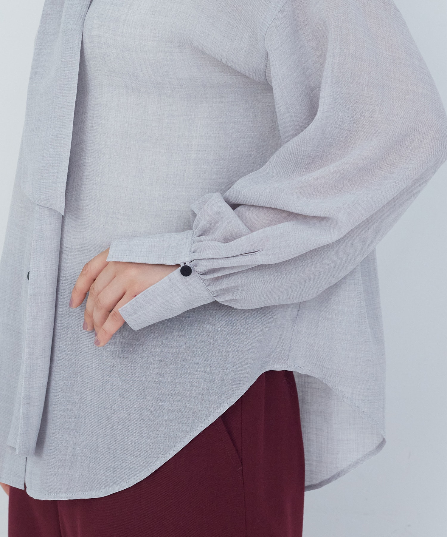 【ADIEU TRISTESSE】ボウタイブラウス 詳細画像 ブラウン 31