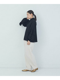 【ADIEU TRISTESSE】｜2BUY10%OFF・3BUY20%OFF｜シルク混フリルブラウス 詳細画像 オフホワイト 2