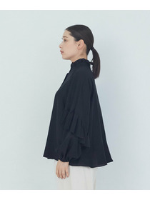 【ADIEU TRISTESSE】｜2BUY10%OFF・3BUY20%OFF｜シルク混フリルブラウス 詳細画像 オフホワイト 5