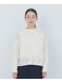 【ADIEU TRISTESSE】カットジャカードブラウス 詳細画像 オフホワイト 10