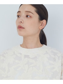 【ADIEU TRISTESSE】カットジャカードブラウス 詳細画像 オフホワイト 13