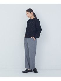 【ADIEU TRISTESSE】カットジャカードブラウス 詳細画像 オフホワイト 2