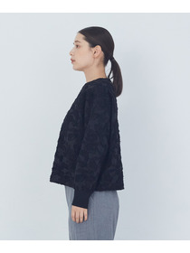 【ADIEU TRISTESSE】カットジャカードブラウス 詳細画像 オフホワイト 5