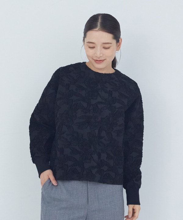 【ADIEU TRISTESSE】｜2BUY10%OFF・3BUY20%OFF｜カットジャカードブラウス