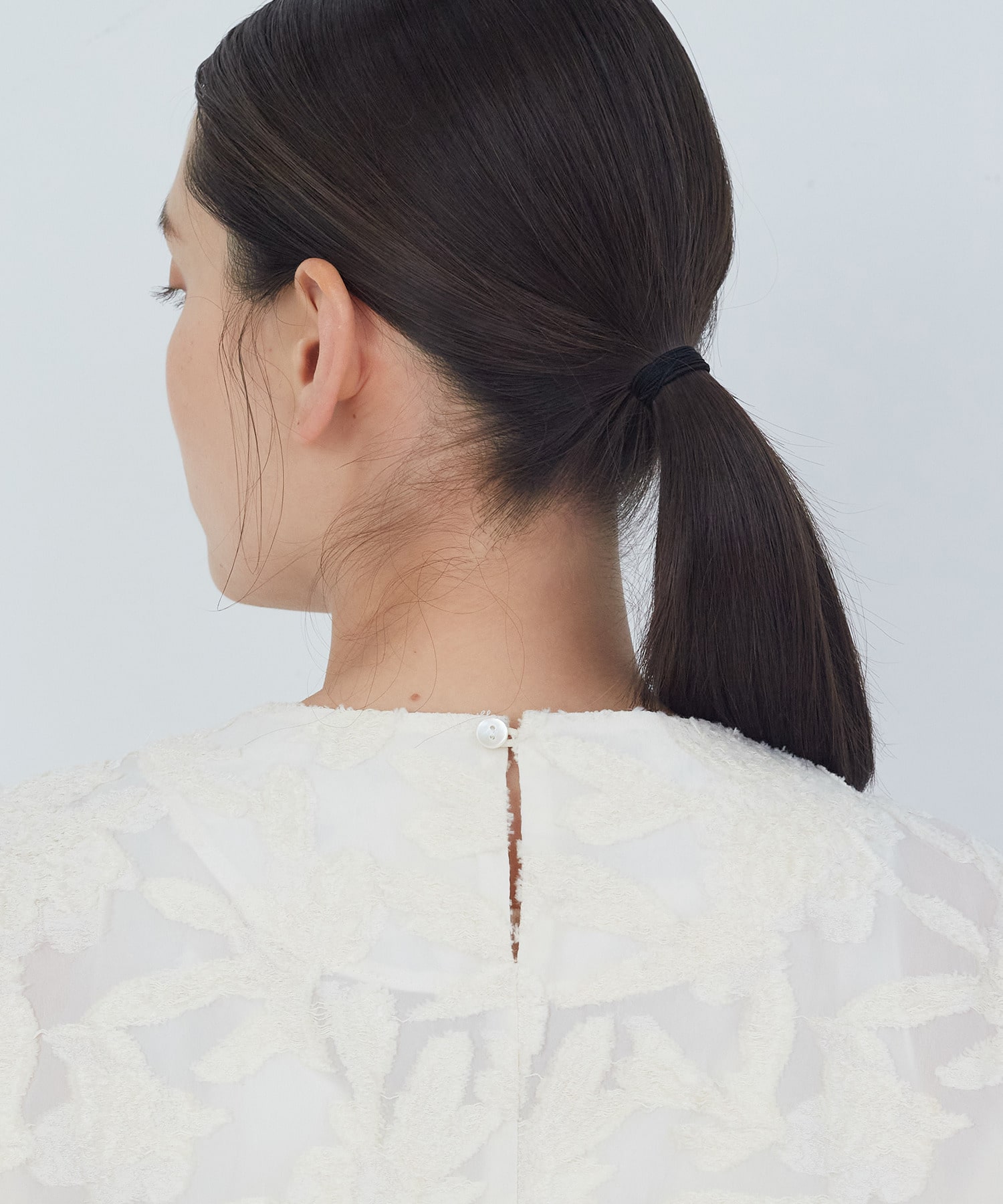 【ADIEU TRISTESSE】カットジャカードブラウス 詳細画像 オフホワイト 14