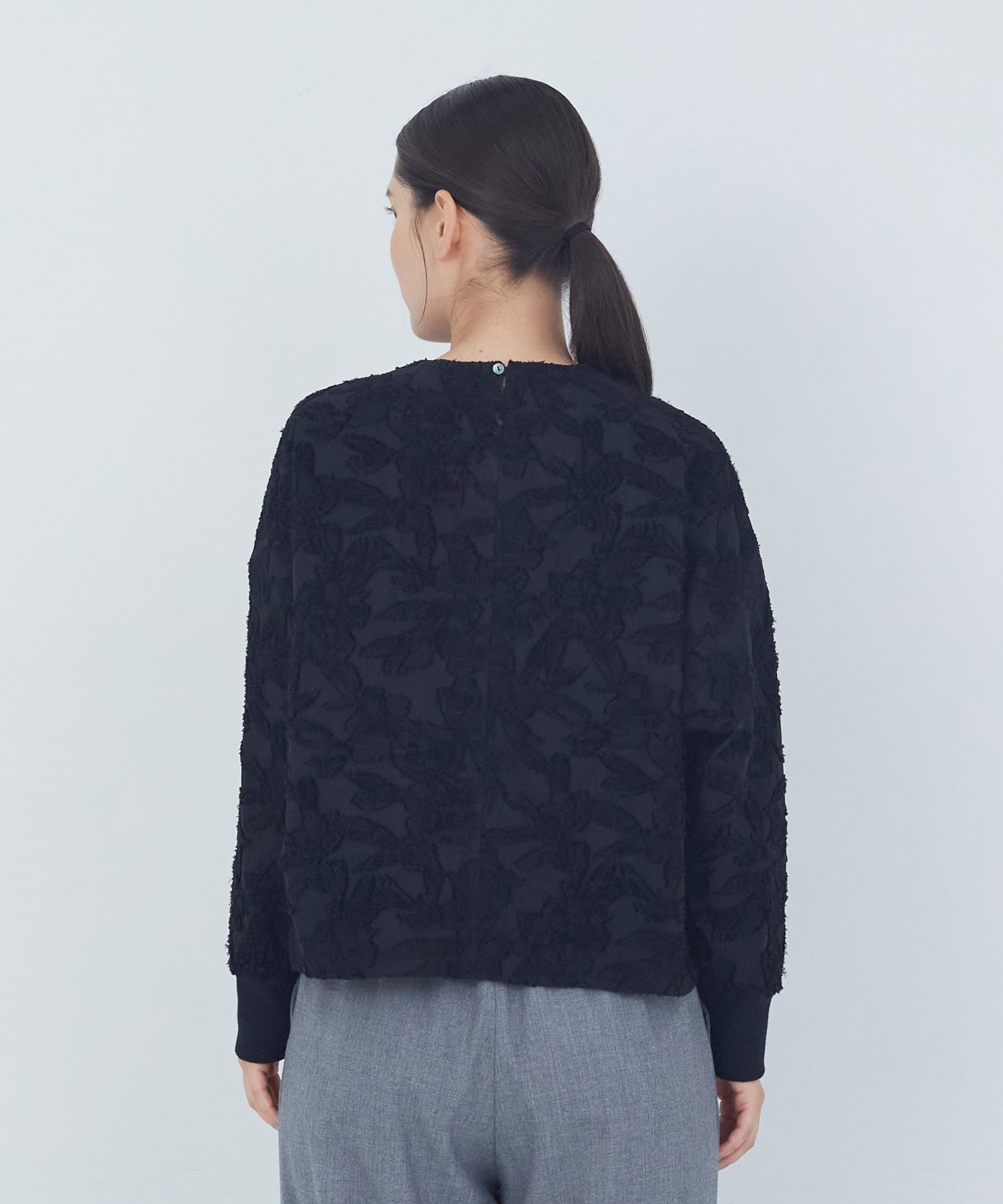 【ADIEU TRISTESSE】カットジャカードブラウス 詳細画像 オフホワイト 6