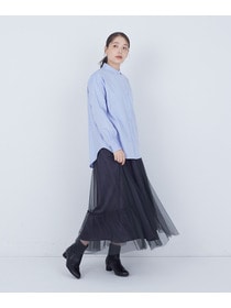 【ADIEU TRISTESSE】袖口ピンタックシャツ 詳細画像 グレー系その他 9