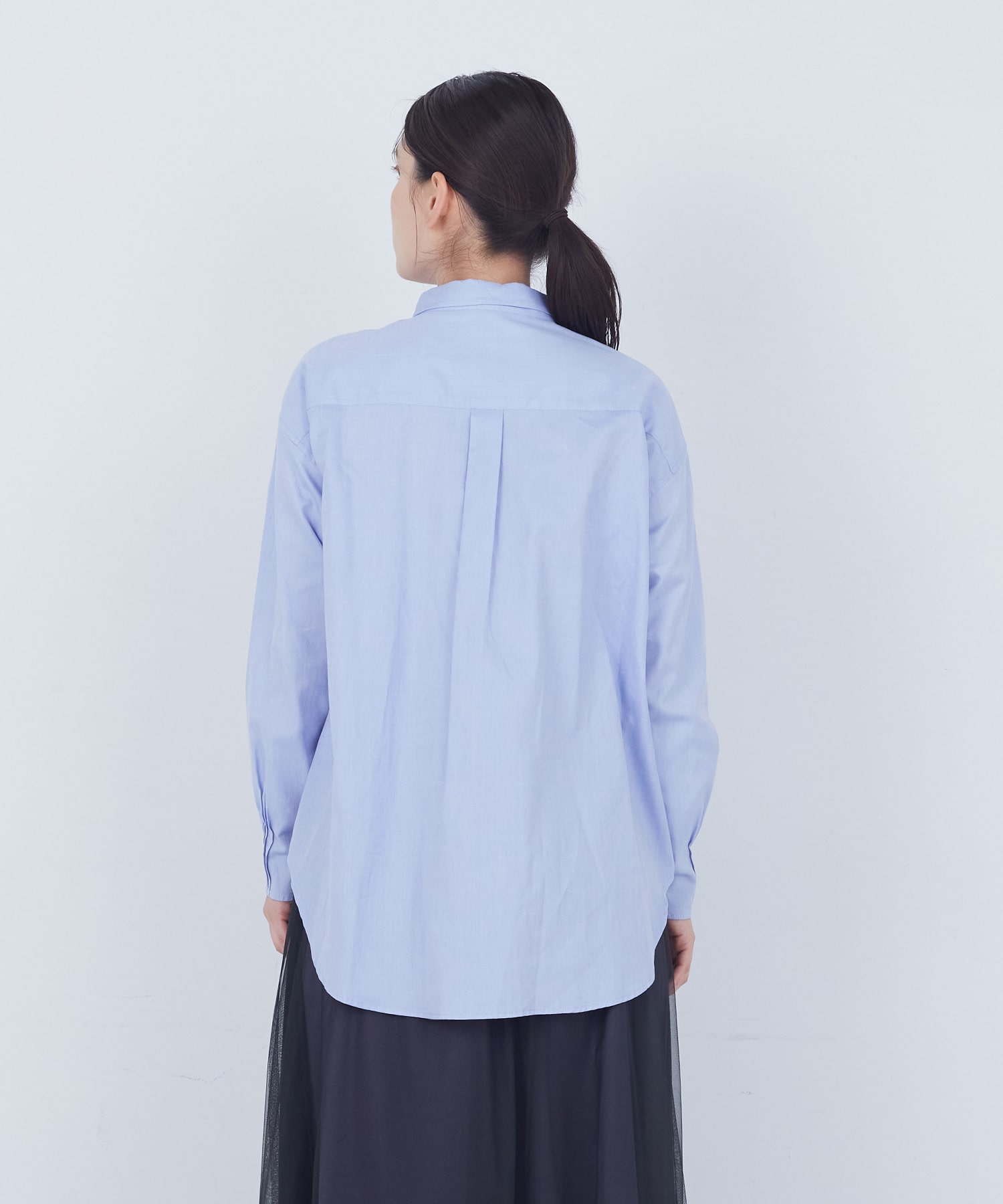 【ADIEU TRISTESSE】袖口ピンタックシャツ 詳細画像 グレー系その他 13