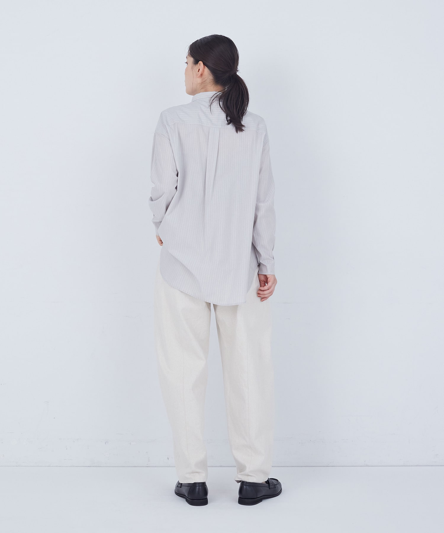 【ADIEU TRISTESSE】袖口ピンタックシャツ 詳細画像 グレー系その他 16