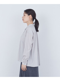 【ADIEU TRISTESSE】【10月お気に入り登録ブランド内4位】レース付きピンタックブラウス 詳細画像 ブルー 14