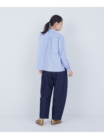 【ADIEU TRISTESSE】【10月お気に入り登録ブランド内4位】レース付きピンタックブラウス 詳細画像 ブルー 18