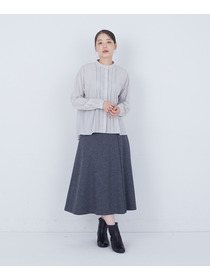 【ADIEU TRISTESSE】【10月お気に入り登録ブランド内4位】レース付きピンタックブラウス 詳細画像 ブルー 8