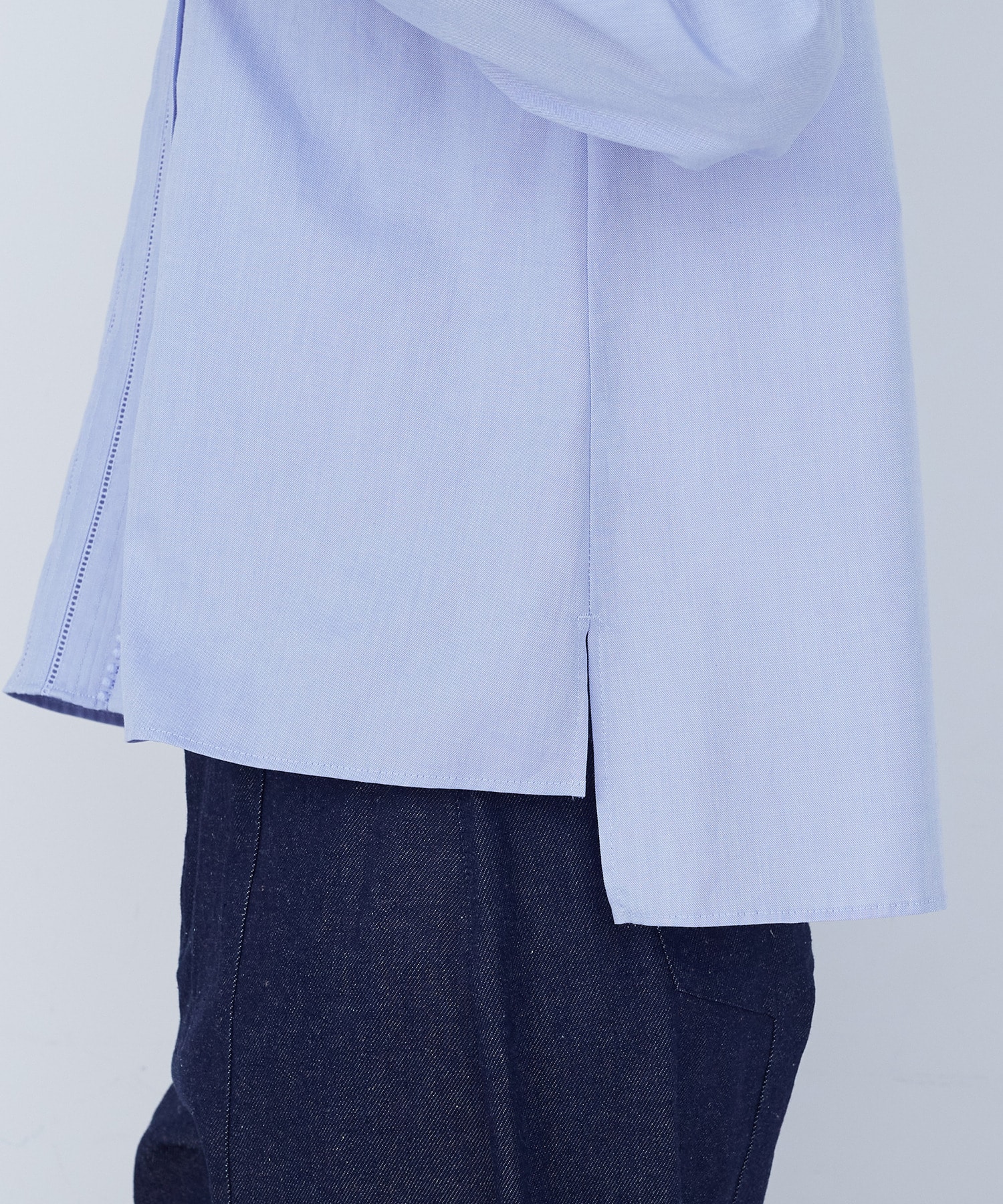 【ADIEU TRISTESSE】【10月お気に入り登録ブランド内4位】レース付きピンタックブラウス 詳細画像 ブルー 27