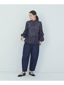 【ADIEU TRISTESSE】｜2BUY10%OFF・3BUY20%OFF｜リバティプリントフリルブラウス 詳細画像 イエロー系その他 1