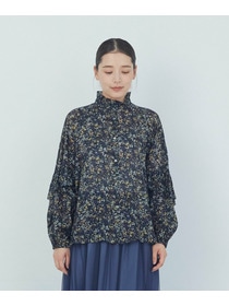 【ADIEU TRISTESSE】｜2BUY10%OFF・3BUY20%OFF｜リバティプリントフリルブラウス 詳細画像 イエロー系その他 11