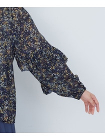 【ADIEU TRISTESSE】｜2BUY10%OFF・3BUY20%OFF｜リバティプリントフリルブラウス 詳細画像 イエロー系その他 17