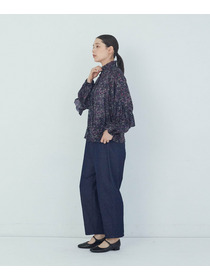 【ADIEU TRISTESSE】｜2BUY10%OFF・3BUY20%OFF｜リバティプリントフリルブラウス 詳細画像 イエロー系その他 2