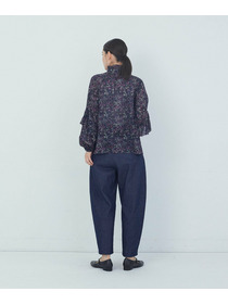 【ADIEU TRISTESSE】｜2BUY10%OFF・3BUY20%OFF｜リバティプリントフリルブラウス 詳細画像 イエロー系その他 4