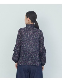 【ADIEU TRISTESSE】｜2BUY10%OFF・3BUY20%OFF｜リバティプリントフリルブラウス 詳細画像 イエロー系その他 7