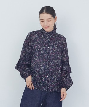 【ADIEU TRISTESSE】｜2BUY10%OFF・3BUY20%OFF｜リバティプリントフリルブラウス 詳細画像 ピンク系その他 1