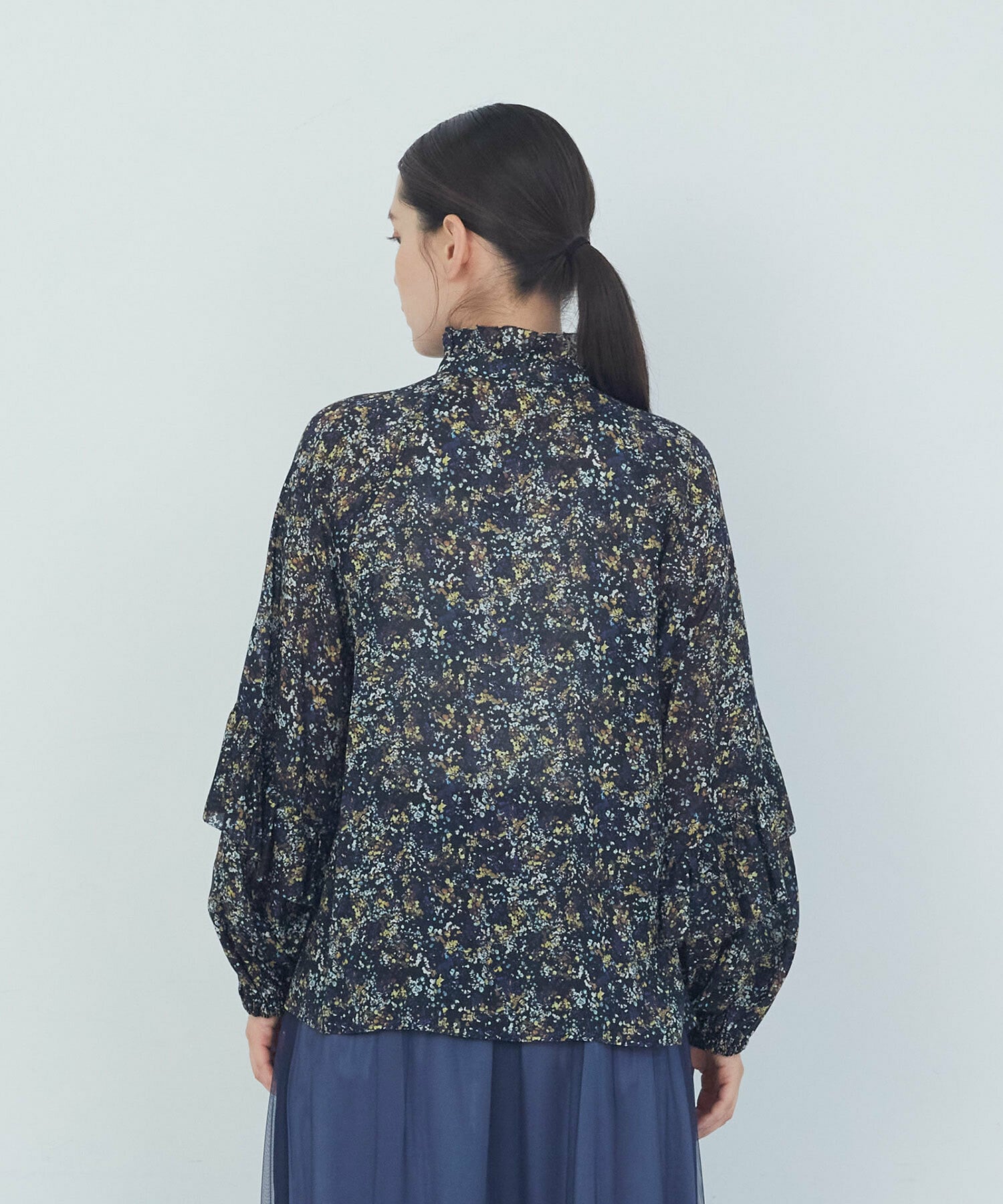 【ADIEU TRISTESSE】｜2BUY10%OFF・3BUY20%OFF｜リバティプリントフリルブラウス 詳細画像 イエロー系その他 13