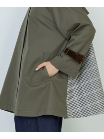 【ADIEU TRISTESSE】｜2BUY10%OFF・3BUY20%OFF｜Aラインハーフコート 詳細画像 ネイビー 17