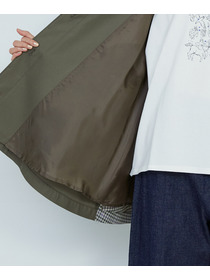 【ADIEU TRISTESSE】｜2BUY10%OFF・3BUY20%OFF｜Aラインハーフコート 詳細画像 ネイビー 20