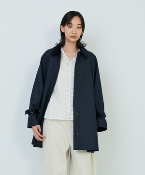 【ADIEU TRISTESSE】｜2BUY10%OFF・3BUY20%OFF｜Aラインハーフコート 詳細画像 ネイビー 1