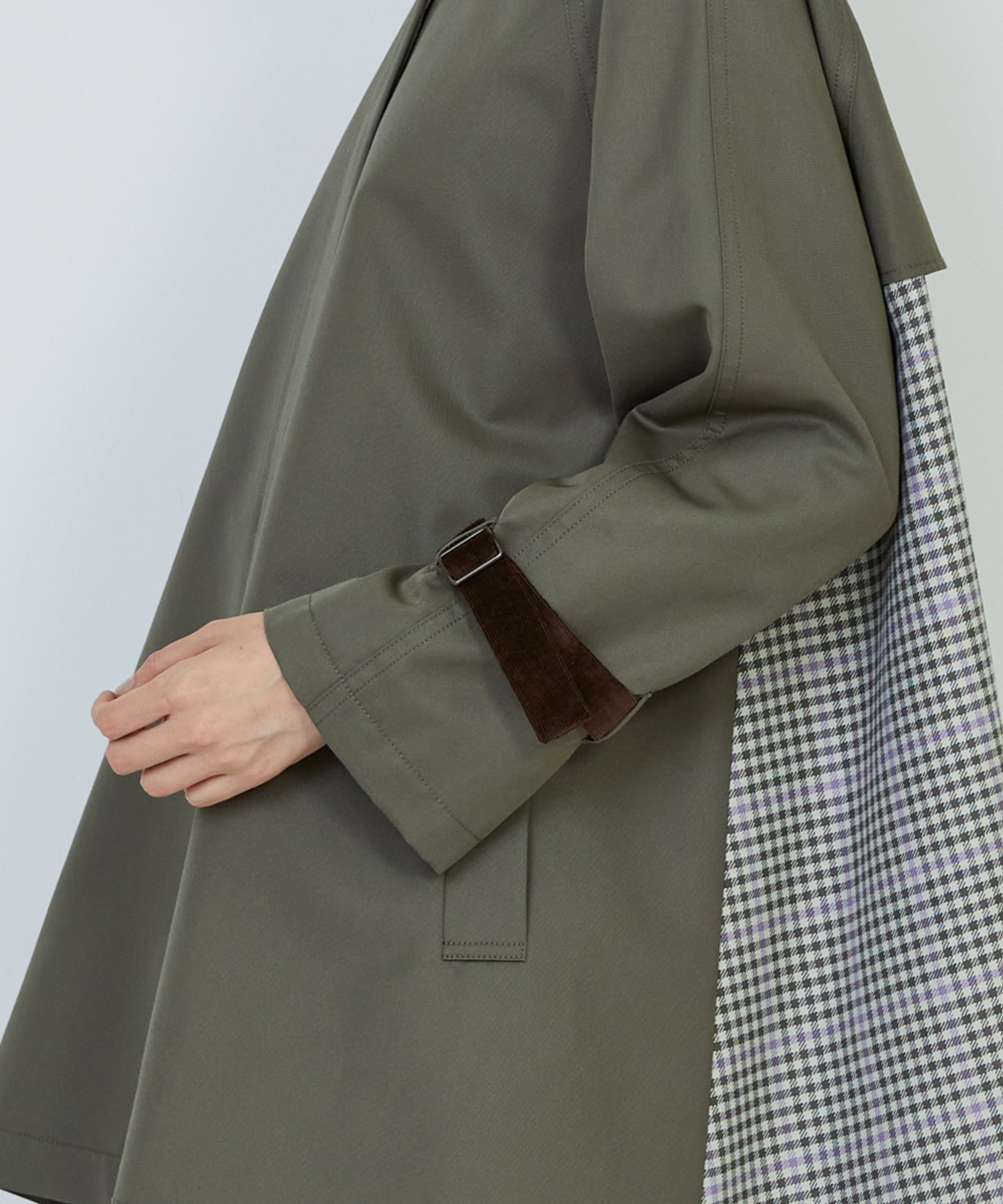 【ADIEU TRISTESSE】｜2BUY10%OFF・3BUY20%OFF｜Aラインハーフコート 詳細画像 ネイビー 18