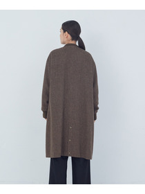 【ADIEU TRISTESSE】【11月ベストセラーブランド内3位】リブ付きハーフコート 詳細画像 ブラック 14