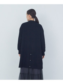 【ADIEU TRISTESSE】【11月ベストセラーブランド内3位】リブ付きハーフコート 詳細画像 ブラック 7