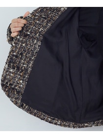 【ADIEU TRISTESSE】｜2BUY10%OFF・3BUY20%OFF｜Vネックハーフコート 詳細画像 チャコールグレー 19