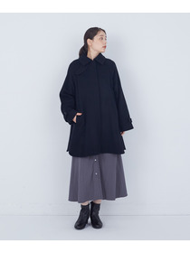 【ADIEU TRISTESSE】ウールビーバーハーフコート 詳細画像 ブラック 4