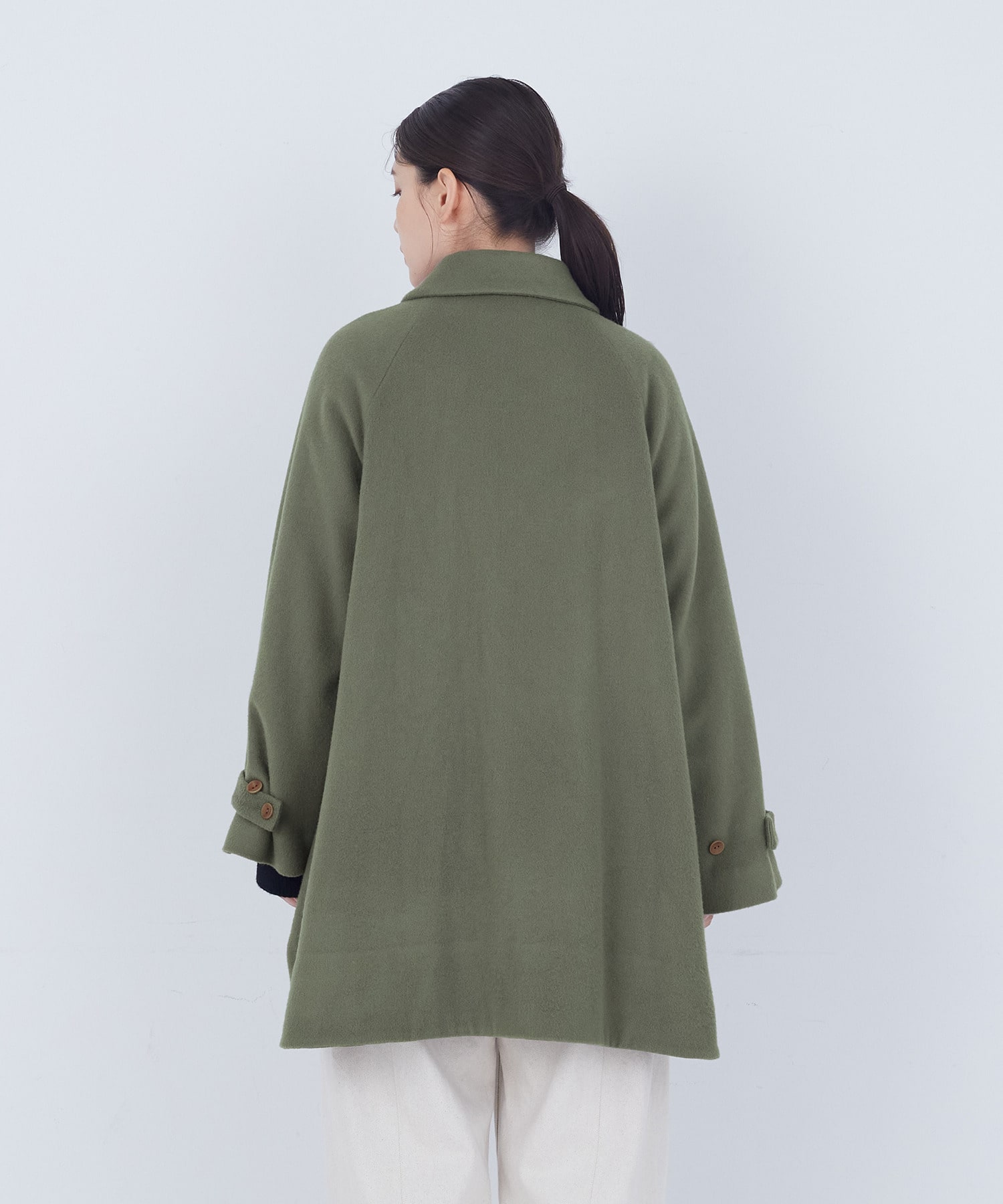 【ADIEU TRISTESSE】ウールビーバーハーフコート 詳細画像 ブラック 14