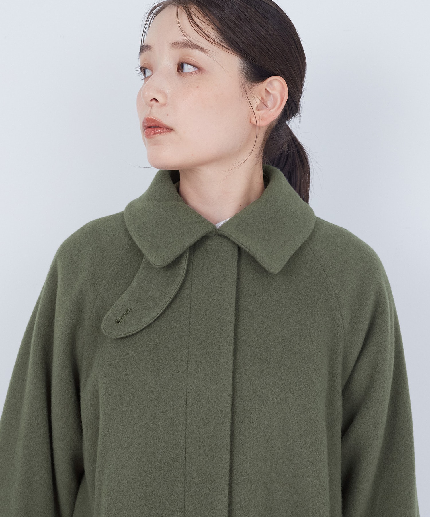 【ADIEU TRISTESSE】ウールビーバーハーフコート 詳細画像 ブラック 15