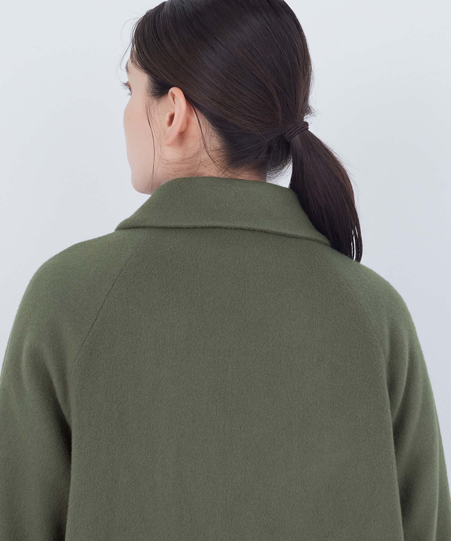 【ADIEU TRISTESSE】ウールビーバーハーフコート 詳細画像 ブラック 17