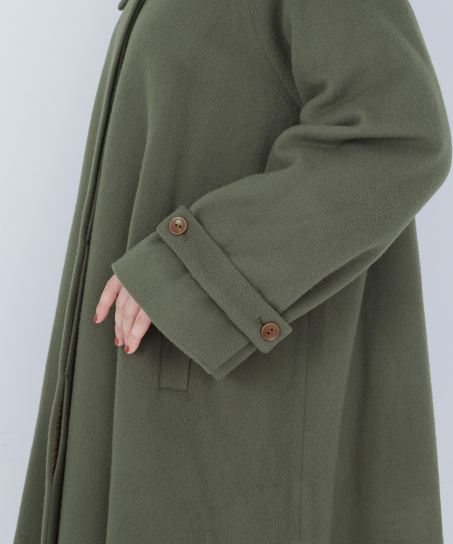 【ADIEU TRISTESSE】ウールビーバーハーフコート 詳細画像 ブラック 18