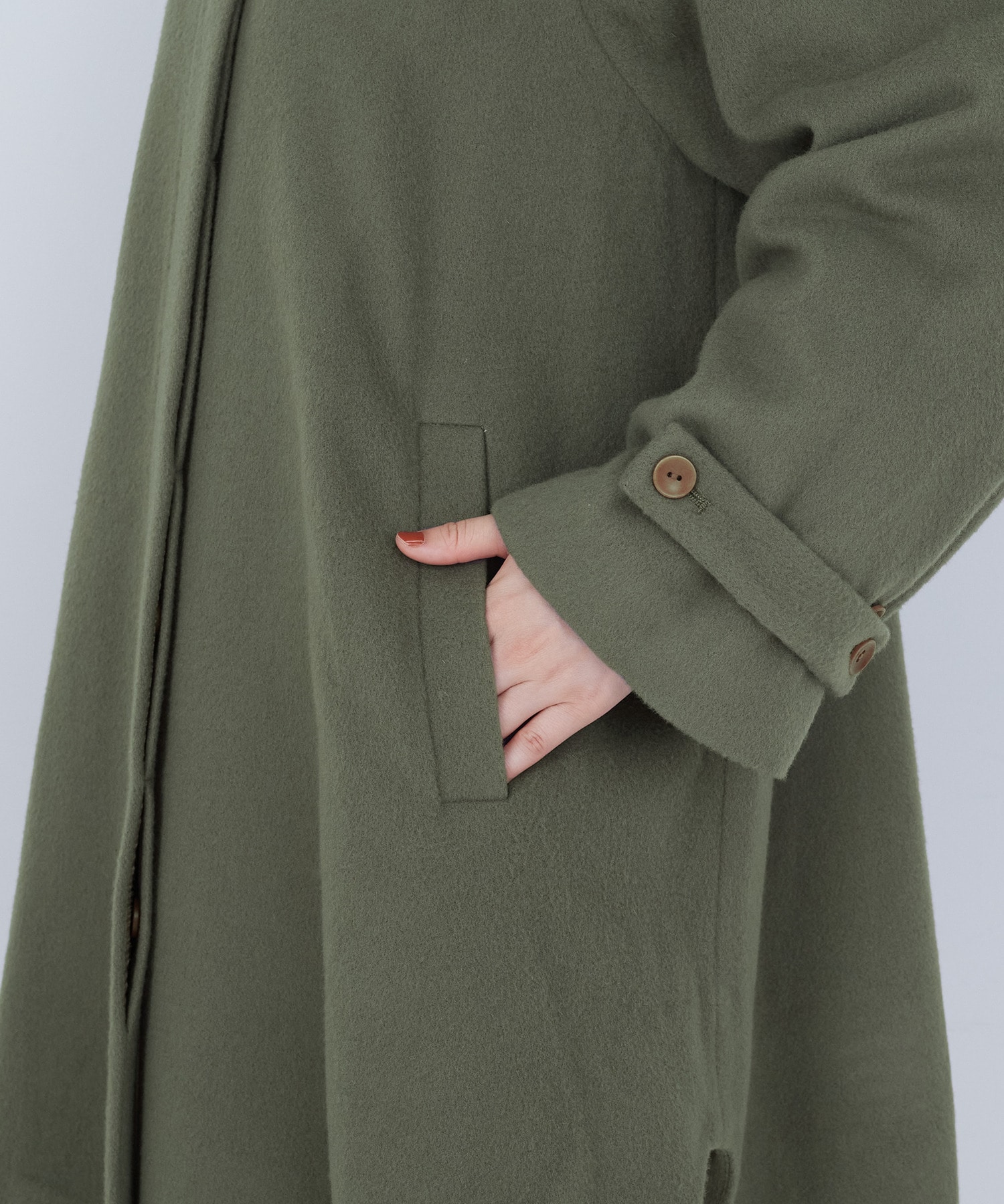 【ADIEU TRISTESSE】ウールビーバーハーフコート 詳細画像 ブラック 19